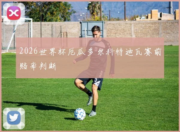 2026世界杯厄瓜多尔科特迪瓦赛前赔率判断